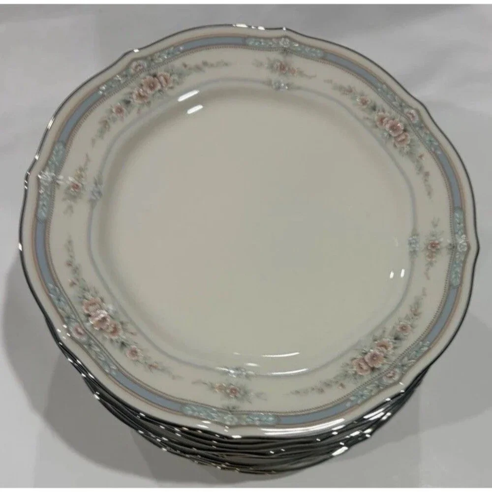 Noritake Rothschild 7293 Bread Plate 6 3/8” Ivory China Japan Floral